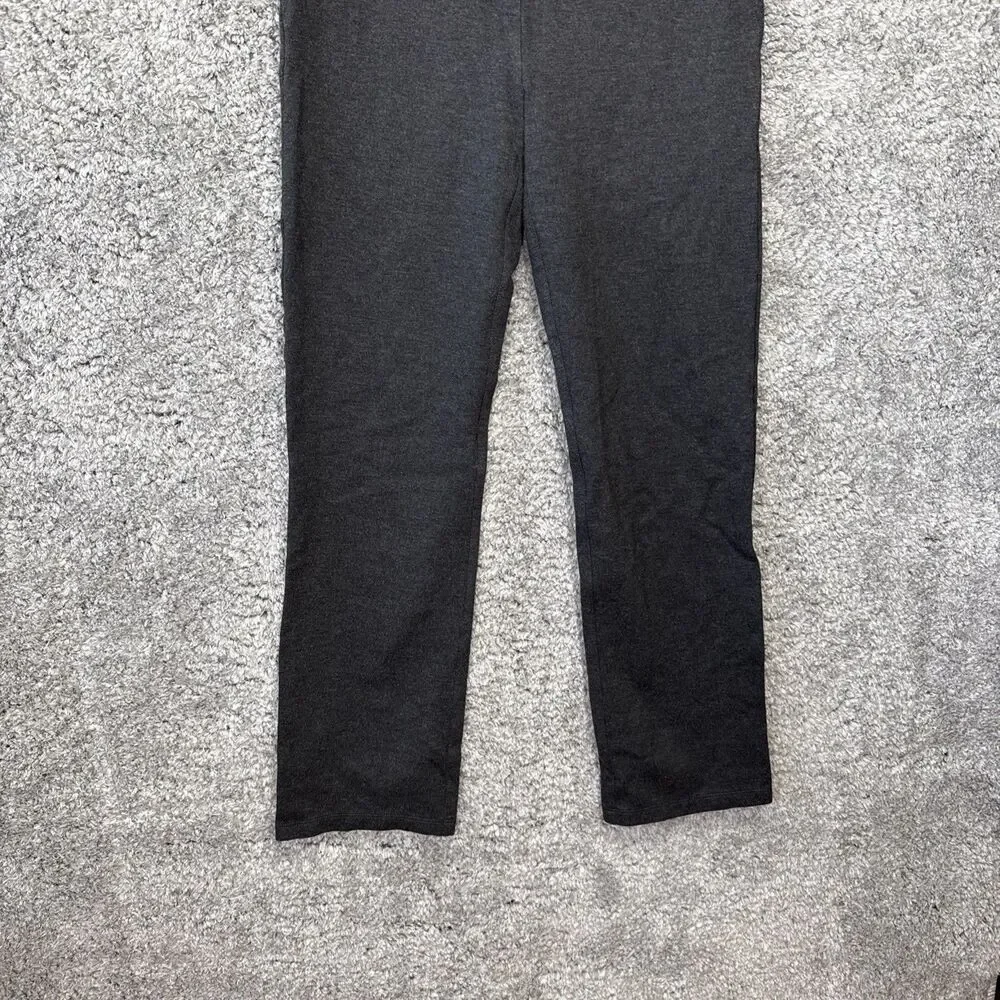 Betabrand Women’s Dress Pants Stretch Heather Gray Medium Petite - Picture 2 of 6